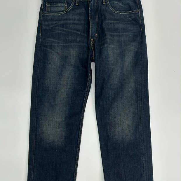 [36x32] 리바이스 505 중청 스트레이트 데님 팬츠