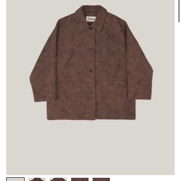 아우로 ouro 자켓 creek half jacket