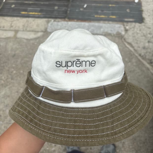 슈프림 버킷햇 카키 
