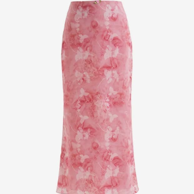 신스레터스 Rosy Dream Skirt