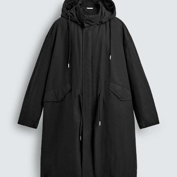 ZARA 자라 야상 점퍼 탈부착 투인원 파카