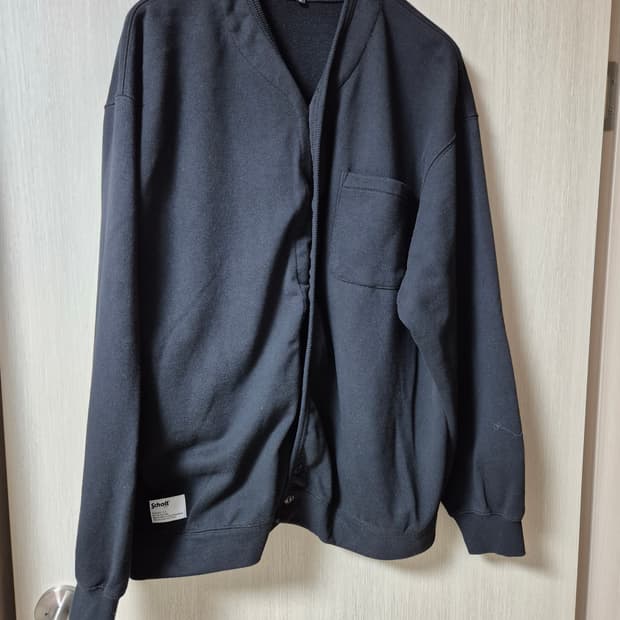 schott 쇼트 가디건 남성 XL 블랙