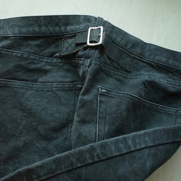 Junya Watanabe Cinch Back washed Jean