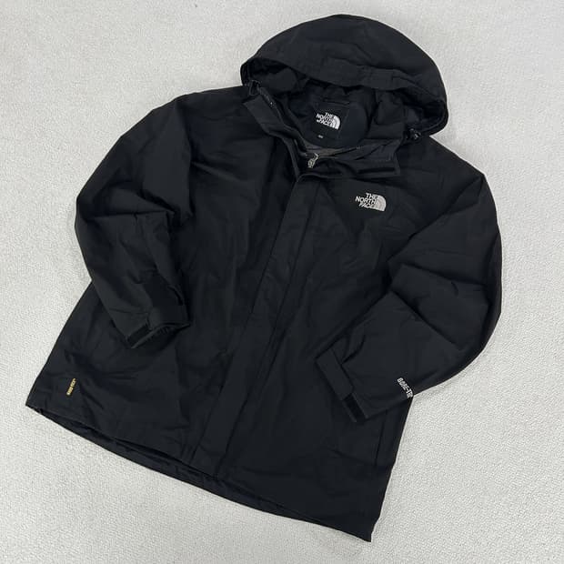 노스페이스 고어텍스 블랙 바람막이 100