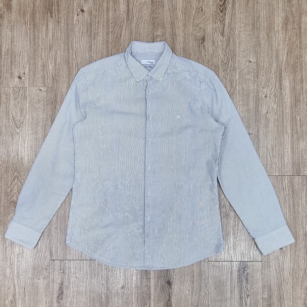st dupont 에스티 듀퐁 시어서커 여름 셔츠 XL _ 남성