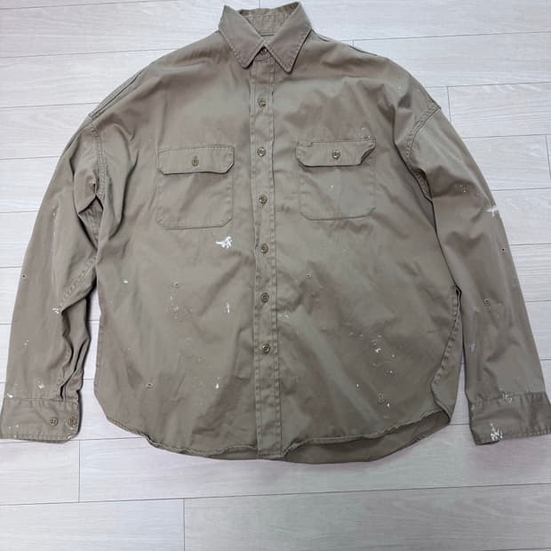 워크셔츠 치노 면 일본 브랜드 빈티지