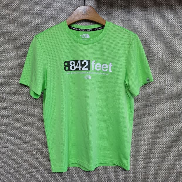 S 90사이즈 노스페이스 기능성 반팔티 등산 아웃도어 런닝