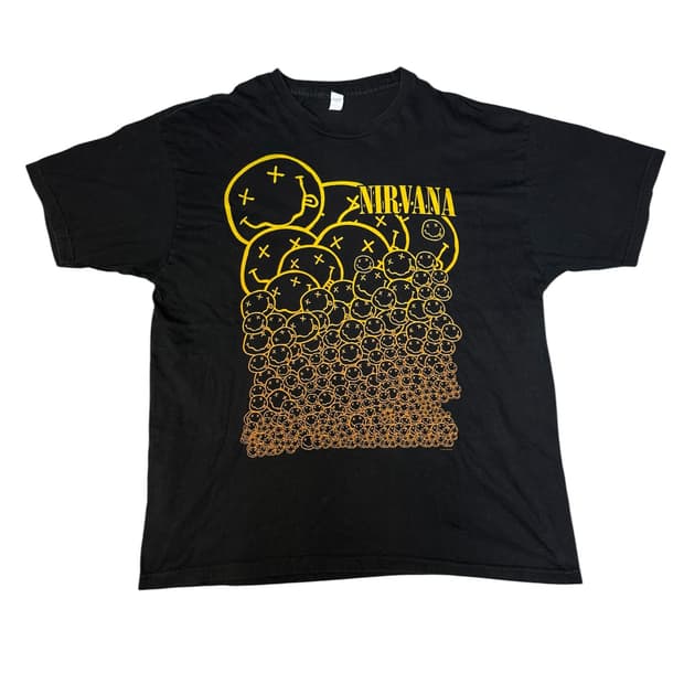 빈티지 00s 너바나 NIRVANA MULTI SMILE FITS XL