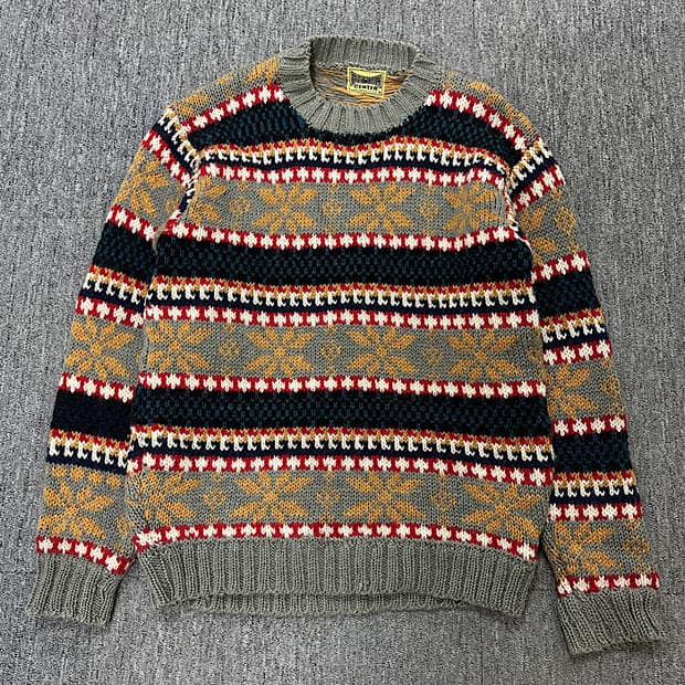 빈티지 헤비울 니트 