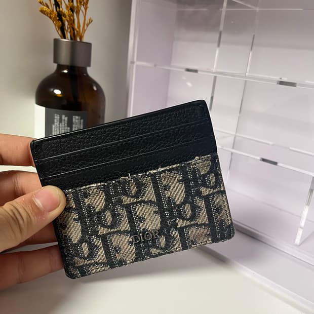 디올 오블리크 카드지갑 os