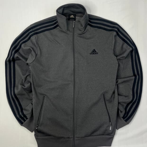 아디다스 삼선 회색 져지