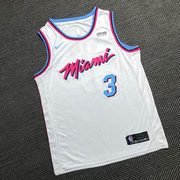 나이키 NBA 마이애미 히트 웨이드 시티 에디션 스윙맨 저지y 5828