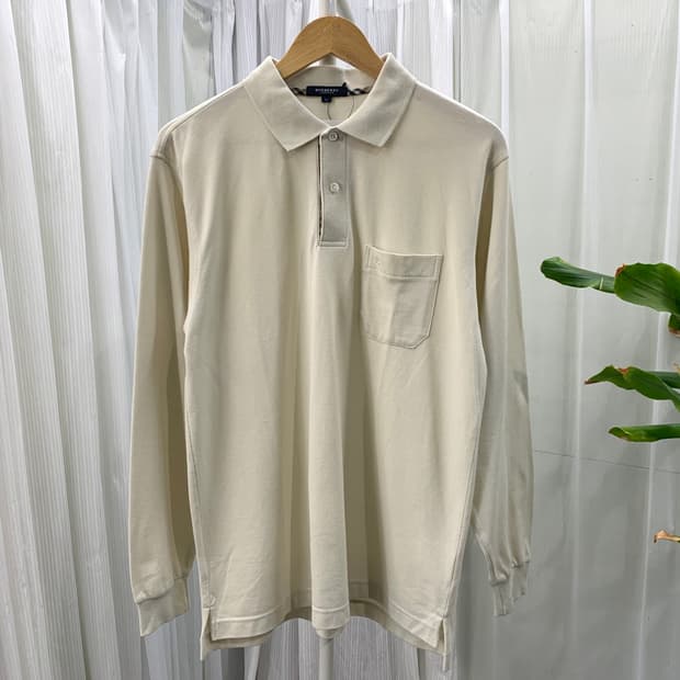 버버리 런던 PK 폴로 긴팔 티셔츠 1920