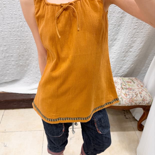 Golden Tangerine Top
