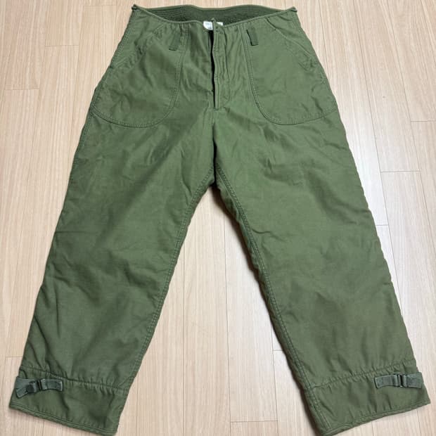 오리지널 70s 방한용 덱팬츠 a2 바지