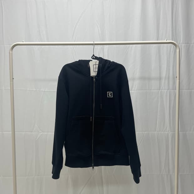 [N/택구성] 우영미 백로고 후드집업 블랙 [44]