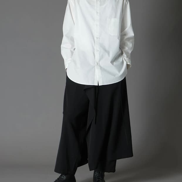 Yohji yamamoto ground Y wrap skirt pants