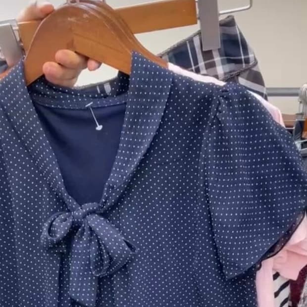 네이비 도트 set 분할결제 