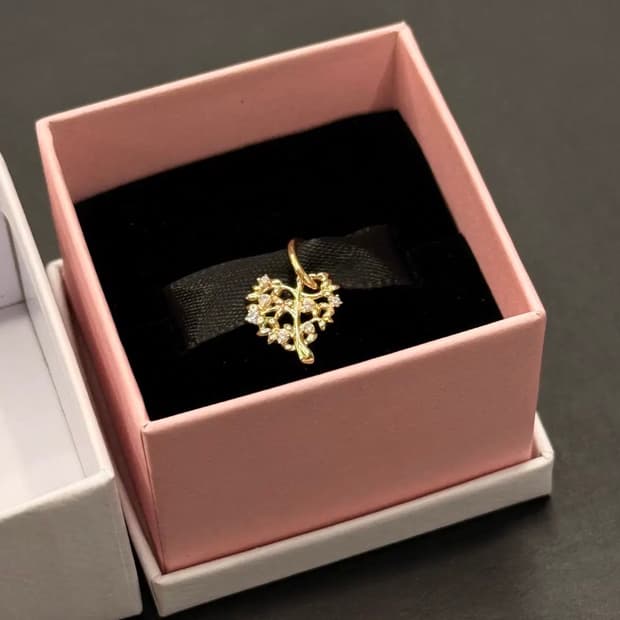 핀도라 14k 골드 팬던트