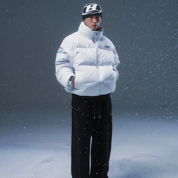 본투윈 심볼 푸퍼 패딩 새상품