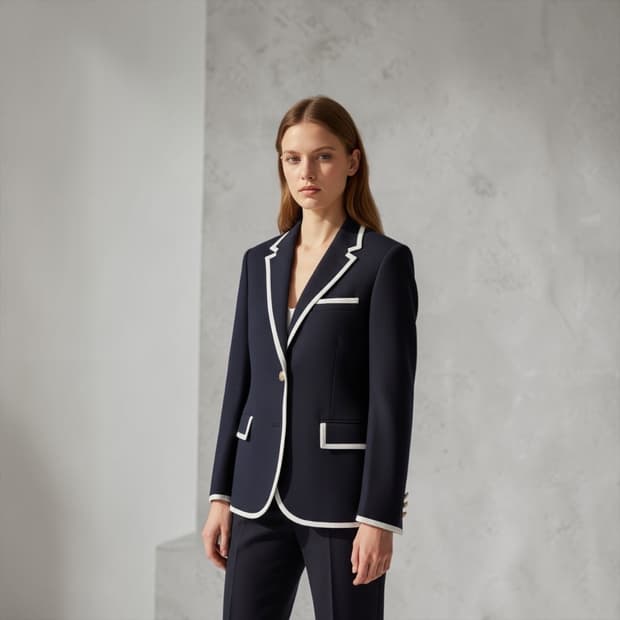 S/ 톰브라운 X 니만마커스 파이핑 블레이저 자켓