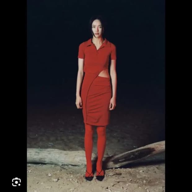 나체 져지 미디 드레스 nache jersey midi dress