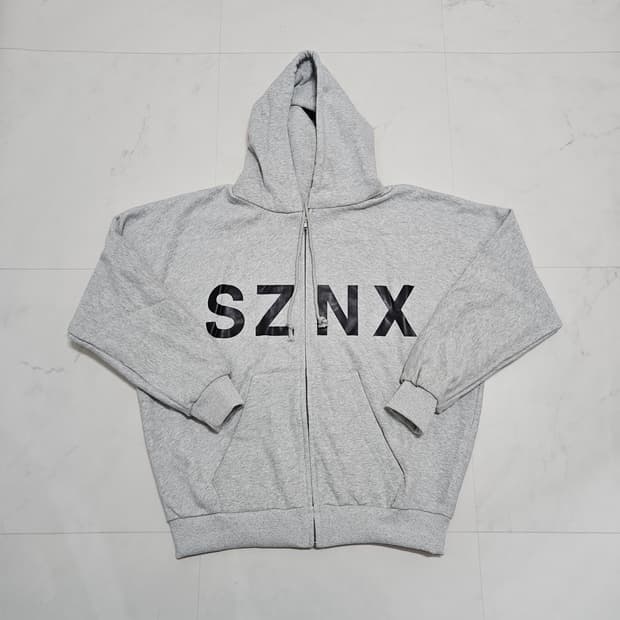 무료배송) 이지 SZNX HD-10 그레이 후드집업 1사이즈