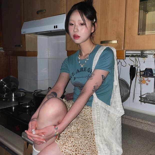 보헤미안 레이스 소프트 숄더 에코백 화이트
