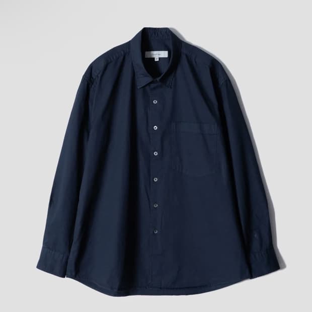 [50] 퍼스트플로어 가먼트 다이드 셔츠 네이비