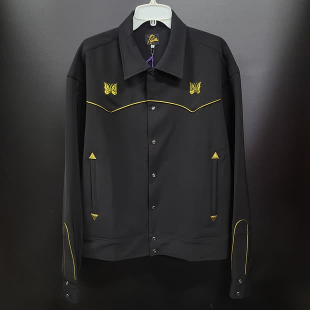 
니들스 파이핑 카우보이 자켓 더블 클로스 블랙(새제품급)