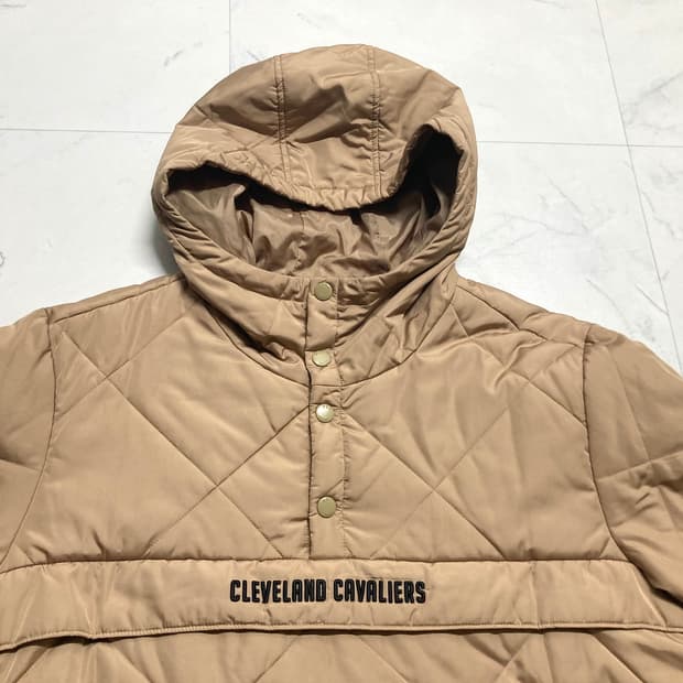 NBA 클리브랜드 롱 후드 아노락 퀼팅 자켓 105-110