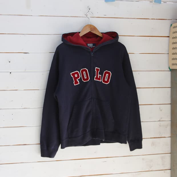 (착용컷) 폴로 랄프로렌 스웻 후드 집업 (남성용 100-103)