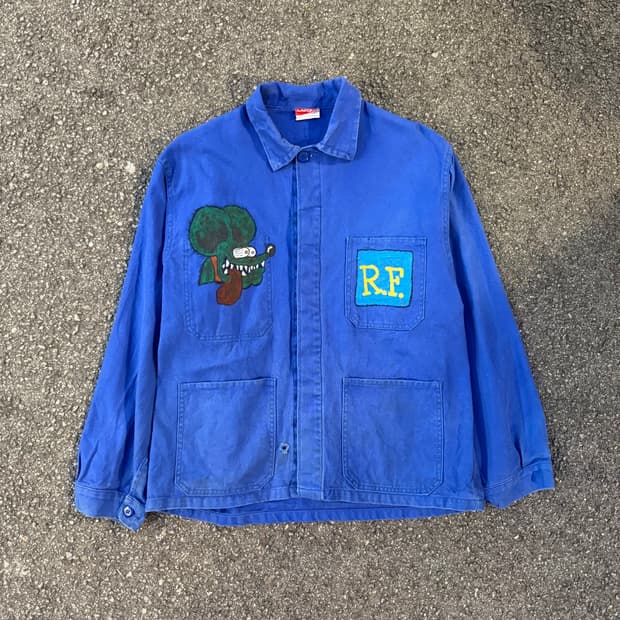 빈티지 메탈리카 프랜치 워크 자켓 