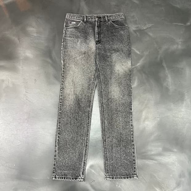  리 흑청 데님 팬츠 y16053