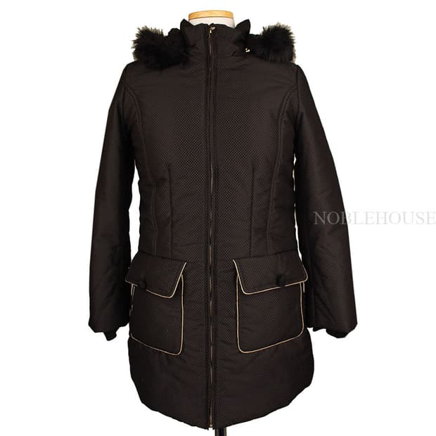 마크제이콥스 키즈 블랙 후드 패딩점퍼(10세)