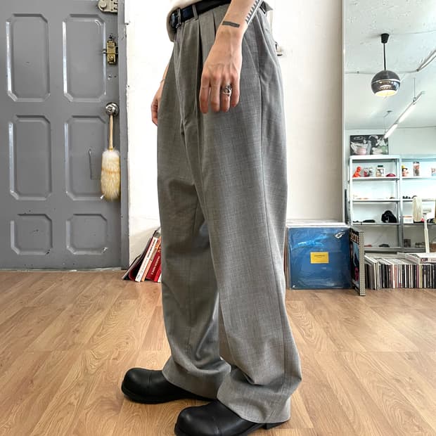 [36] ysl 이브생로랑 울 팬츠