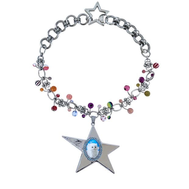 허자보이 You are my star with piercing neckl