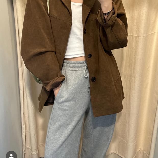 바이무드 르레더 스웨이드 자켓