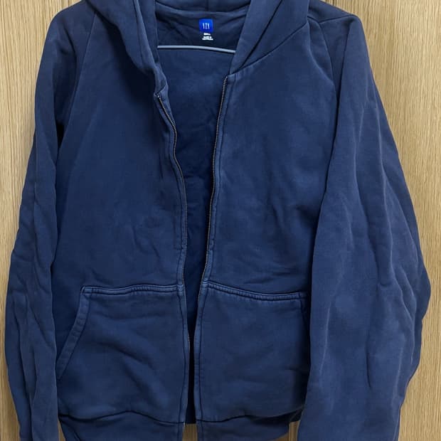 이지 후드집업 네이비 s