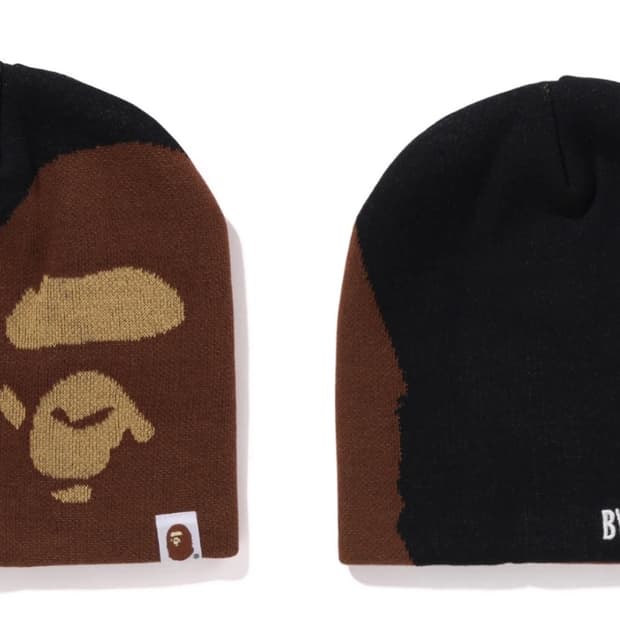 베이프 니트 비니