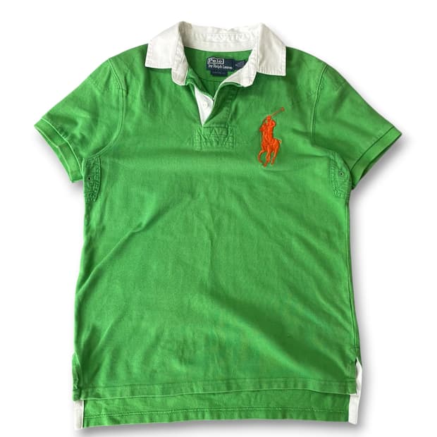 폴로랄프로렌 그린 커스텀핏 빅포니 카라티S