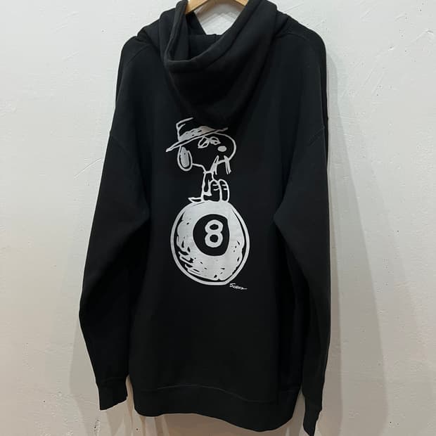 HUF 허프 피넛츠 8볼 후드 블랙
