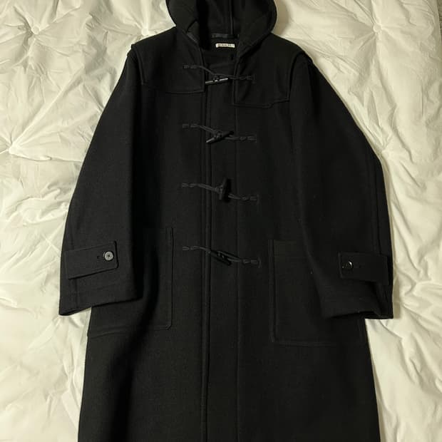 오라리 더플코트 블랙 3
