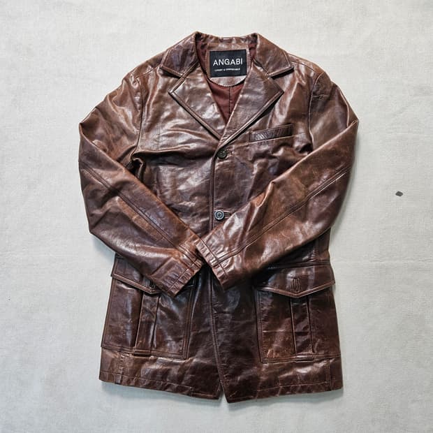 105 빈티지 소가죽 자켓 0306Y