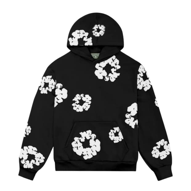 데님티어스 후드티 블랙