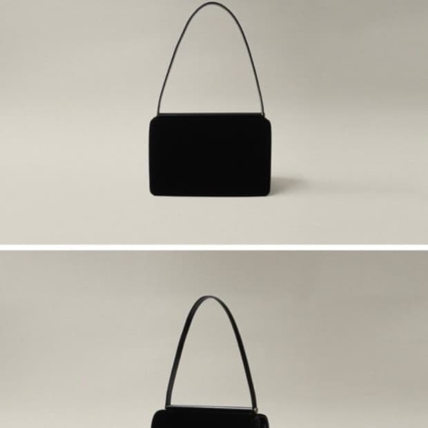 투티에 포멜백 스웨이드 블랙