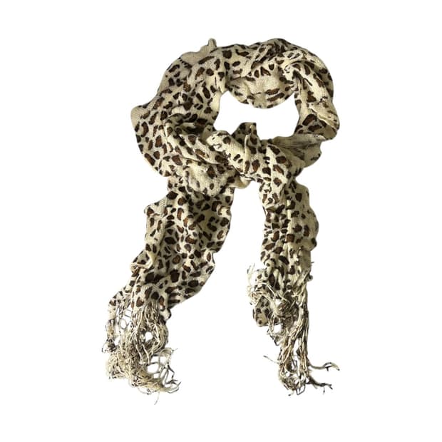 [JPN] 갸루 곱창 레오파드 머플러