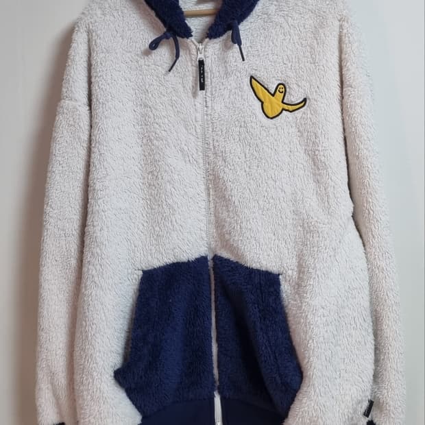 XL ) 마크곤잘레스 와릿이즌 아이보리 후드 후리스 플리스