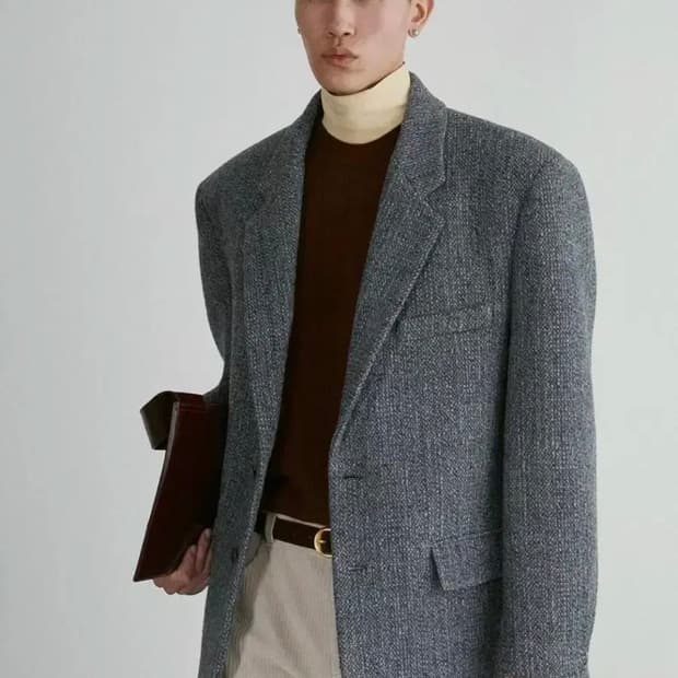 렉토 서스테이너블 버진울 블렌드 자켓 S