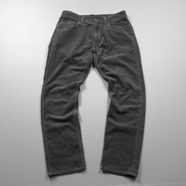 폴로 랄프로렌 가죽 패치 아메카지 코듀로이 팬츠 (32)